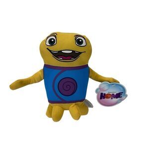 Dreamworks HOME Yellow Oh Boov Alien Plush Smiling 2015 6" Toy Factory